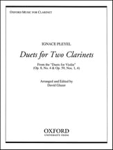 DUETS FOR TWO CLARINETS VOLUME 2 Import cover